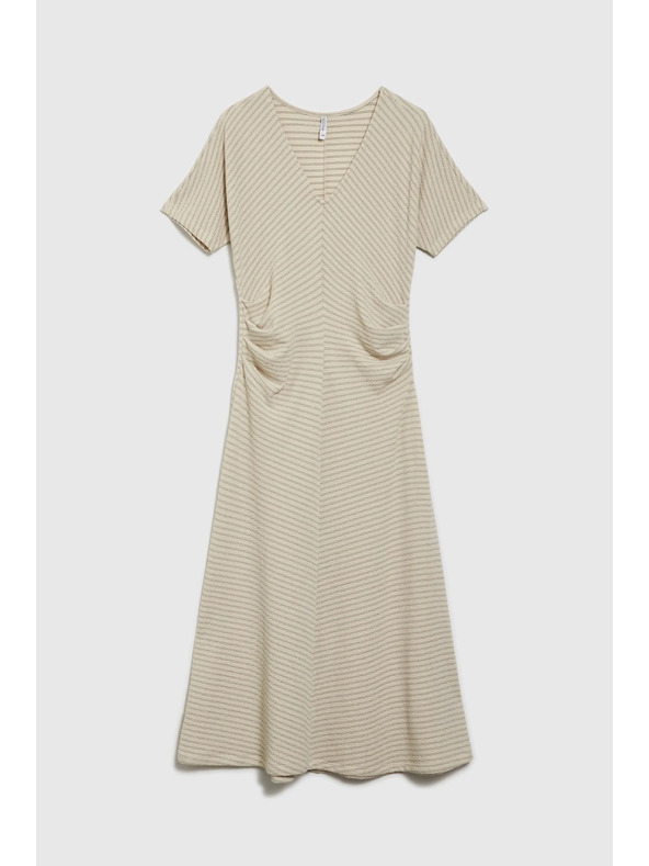 Moodo Dámské šaty Moodo - béžové