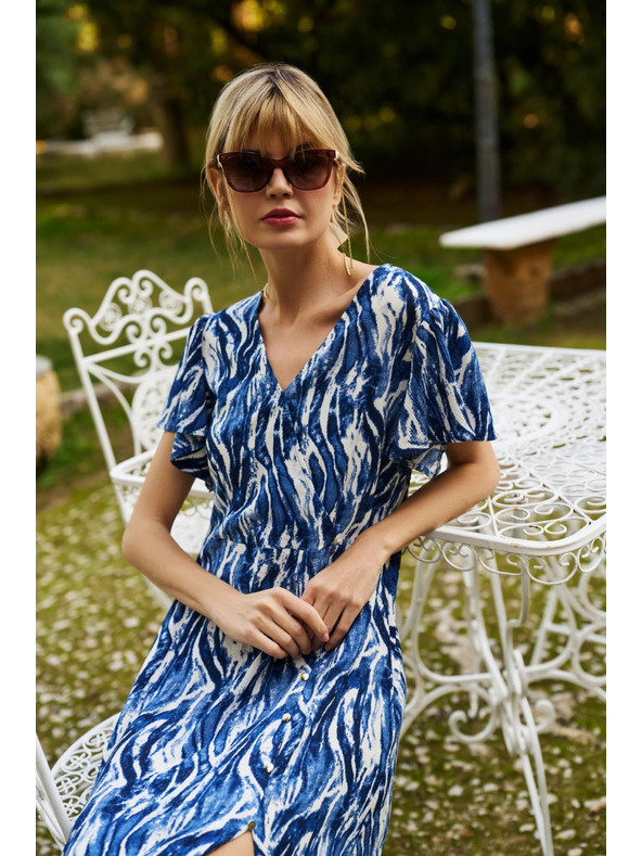 Moodo Dámské vzorované šaty Moodo