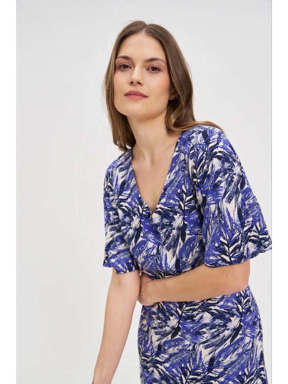 Moodo Dámské šaty Moodo - modré