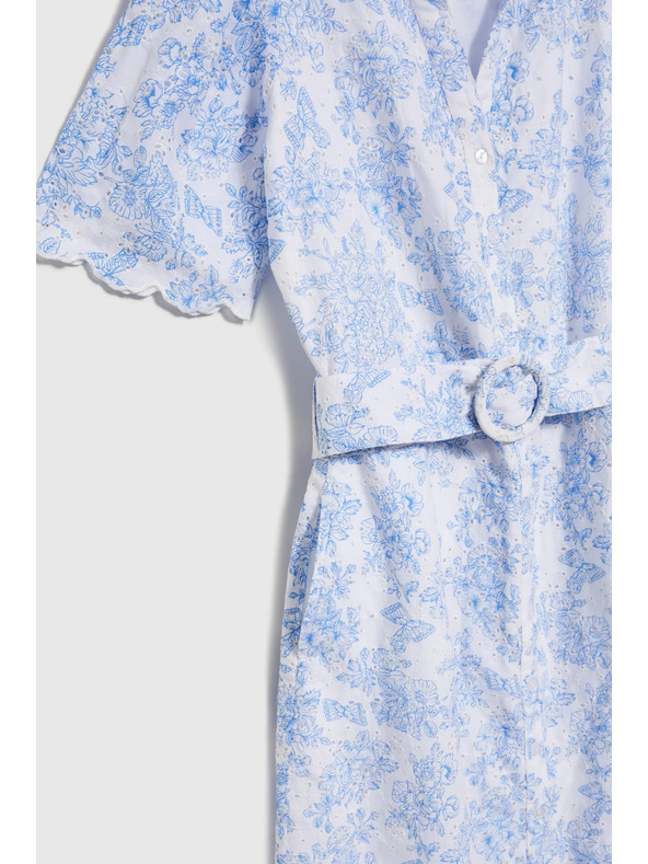 Moodo Dámské šaty Moodo - světle modré