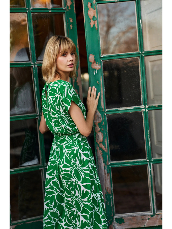 Moodo Dámské šaty Moodo - zelené