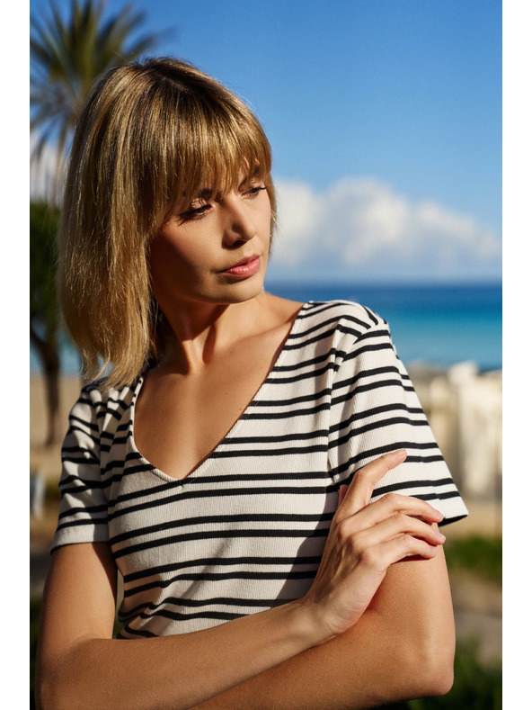 Moodo Dámské pruhované šaty Moodo