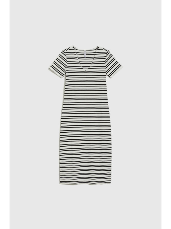 Moodo Dámské pruhované šaty Moodo