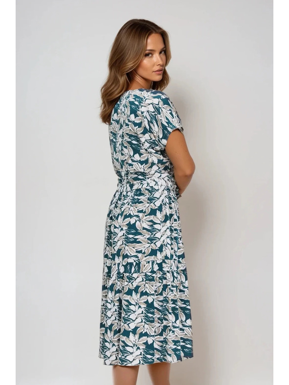 Moodo Dámské šaty na zavazování