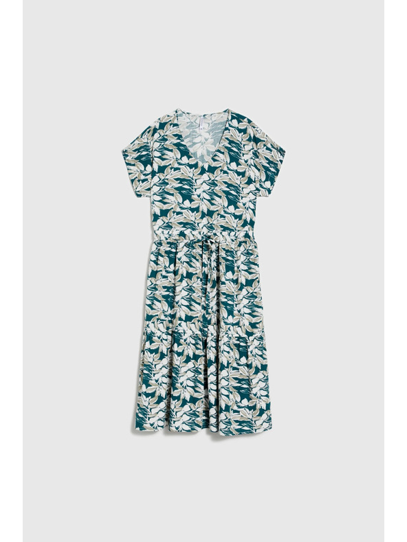 Moodo Dámské šaty na zavazování