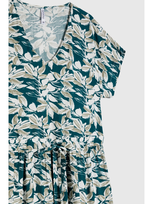 Moodo Dámské šaty na zavazování