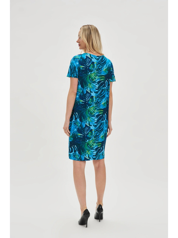 Moodo Dámské šaty Moodo - tyrkysové