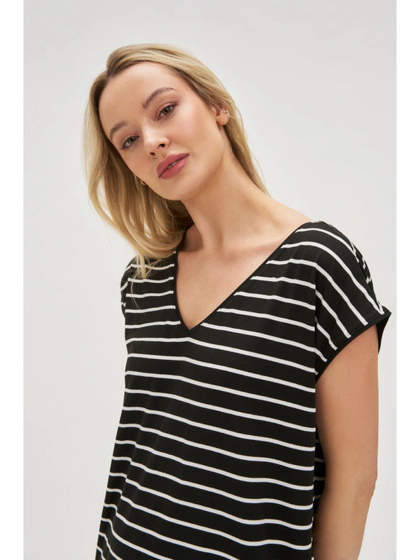 Moodo Dámské pruhované šaty Moodo