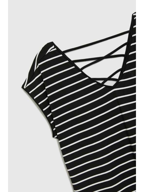 Moodo Dámské pruhované šaty Moodo