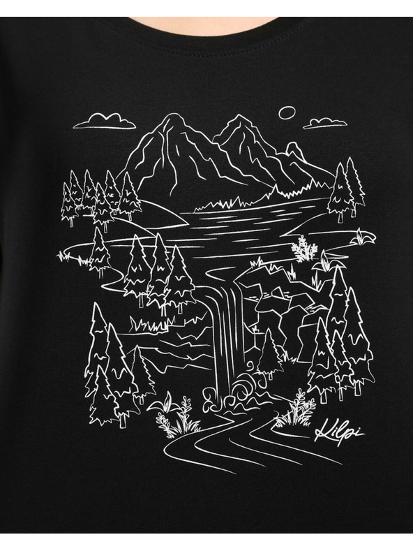 Kilpi Dámské tričko z bavlny Kilpi ROANE-W Černá