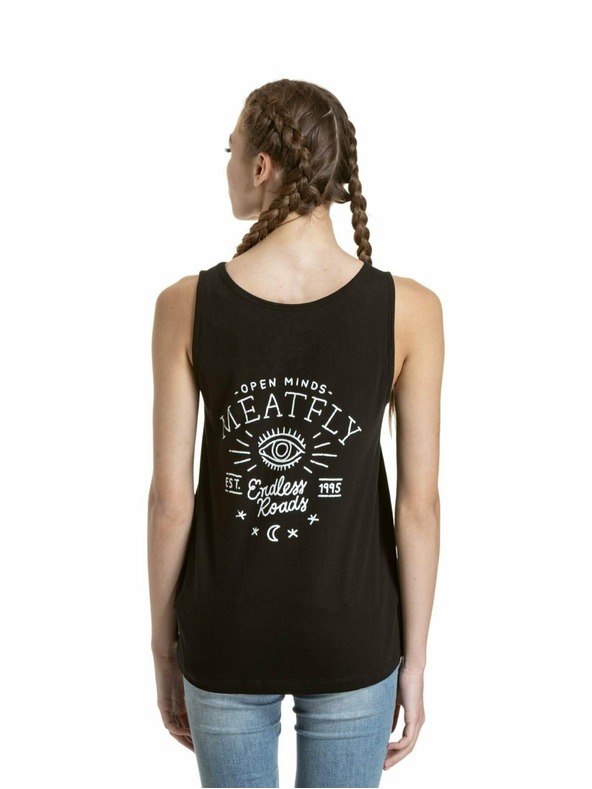 Meatfly Meatfly dámské tílko Hailey Black / White