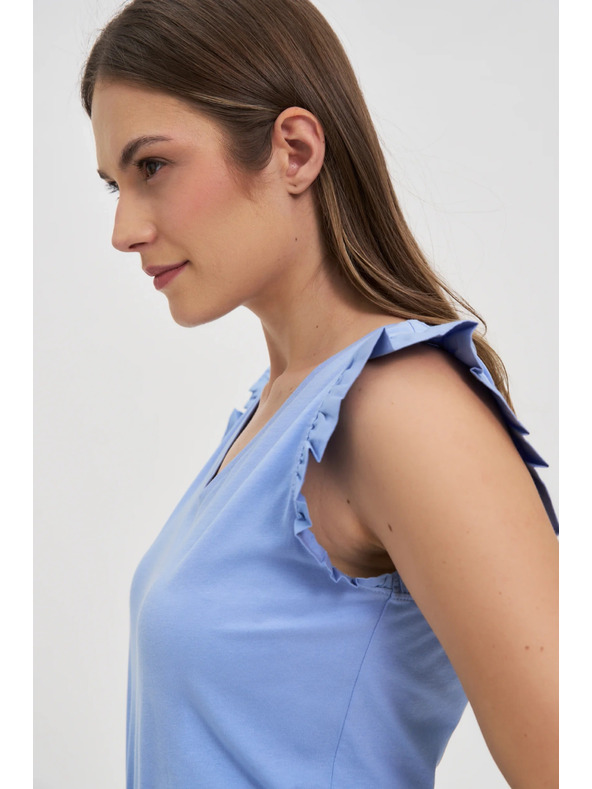 Moodo Dámské tričko Moodo s volány