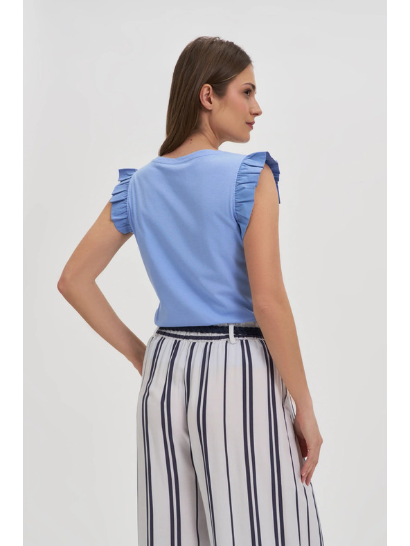 Moodo Dámské tričko Moodo s volány