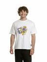 Meatfly Meatfly unisex tričko Carter 30 Groove White