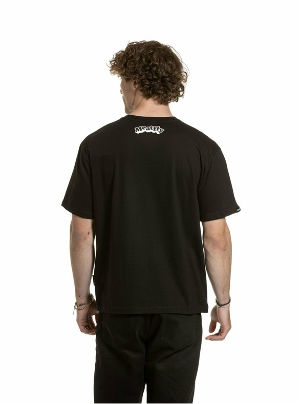 Meatfly Meatfly unisex tričko Carter 30 Groove Black