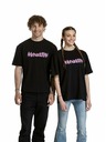 Meatfly Meatfly unisex tričko Domes Black Blured