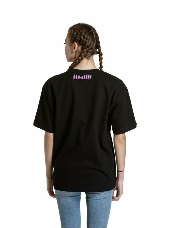 Meatfly Meatfly unisex tričko Domes Black Blured