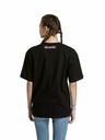 Meatfly Meatfly unisex tričko Domes Black Blured