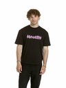 Meatfly Meatfly unisex tričko Domes Black Blured