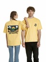 Meatfly Meatfly unisex tričko Cachuma Cornsilk Mountains
