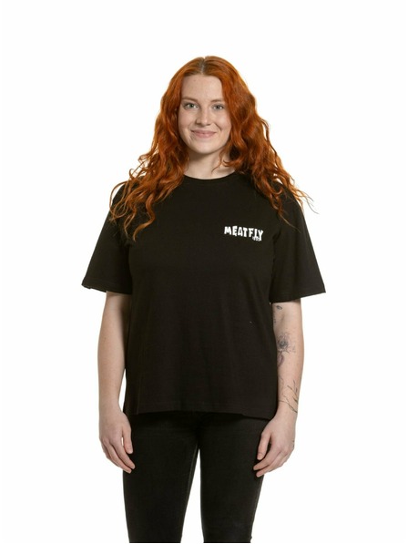 Meatfly Meatfly unisex tričko Carter 30 Fly Black