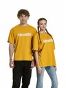 Meatfly Meatfly unisex tričko Domes Gold Bronze Blured | Hnědá