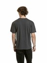 Meatfly Meatfly unisex tričko Minimal Charcoal Heather | Šedá