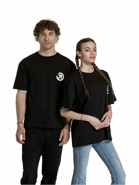 Meatfly Meatfly unisex tričko Cachuma Black Blured