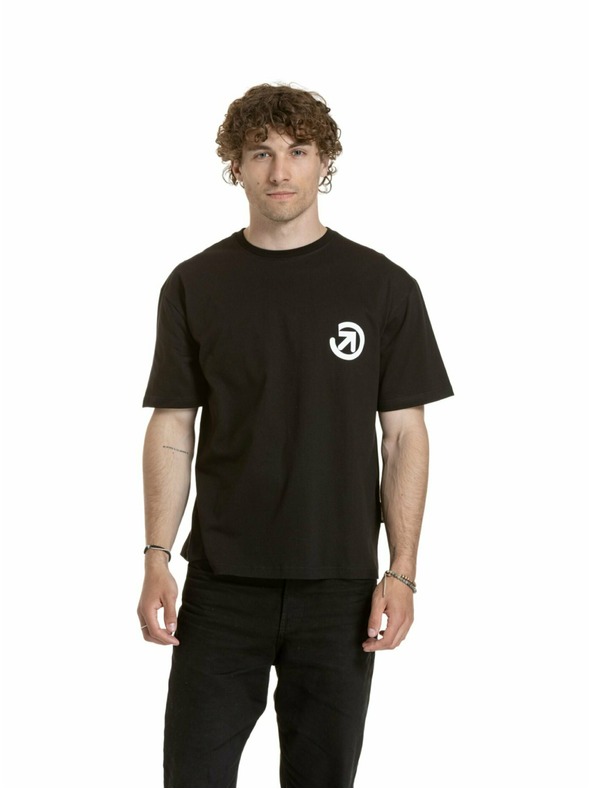 Meatfly Meatfly unisex tričko Cachuma Black Blured