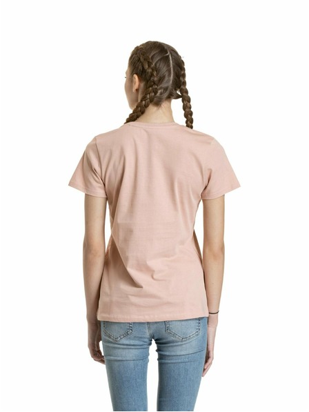 Meatfly Meatfly dámské tričko Ladies MF Logo Sepia Rose | Růžová