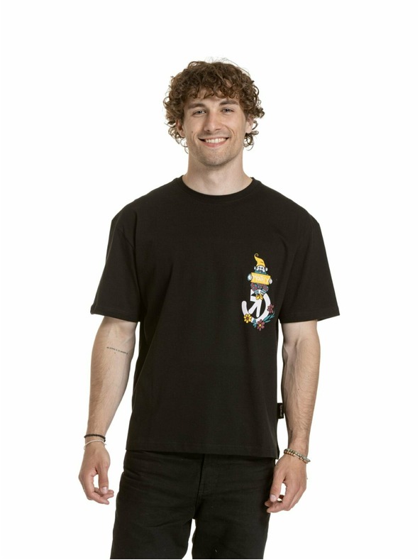 Meatfly Meatfly unisex tričko Dwarf Black Dwarf