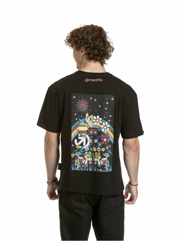 Meatfly Meatfly unisex tričko Dwarf Black Dwarf