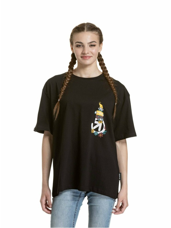 Meatfly Meatfly unisex tričko Dwarf Black Dwarf