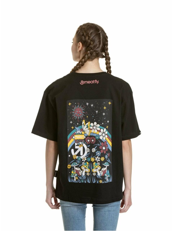 Meatfly Meatfly unisex tričko Dwarf Black Dwarf