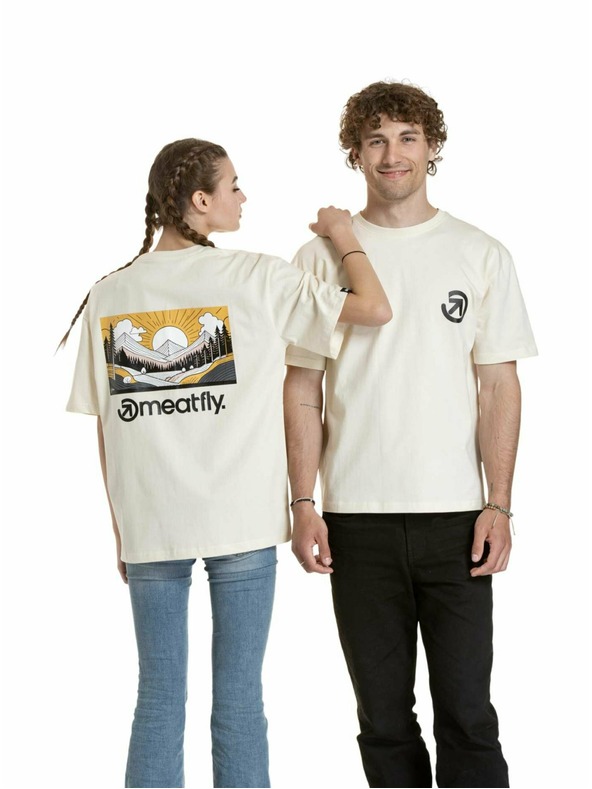 Meatfly Meatfly unisex tričko Cachuma Blanc Mountains