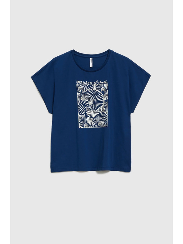 Moodo Dámské tričko Moodo – tmavě modré