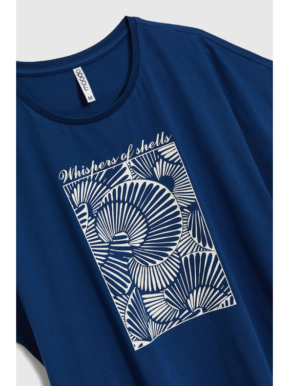 Moodo Dámské tričko Moodo – tmavě modré