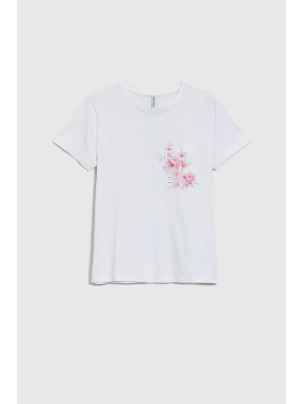 Moodo Bílé tričko s potiskem