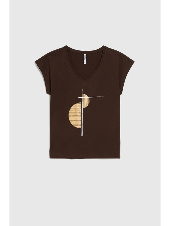 Moodo Dámské bavlněné tričko Moodo