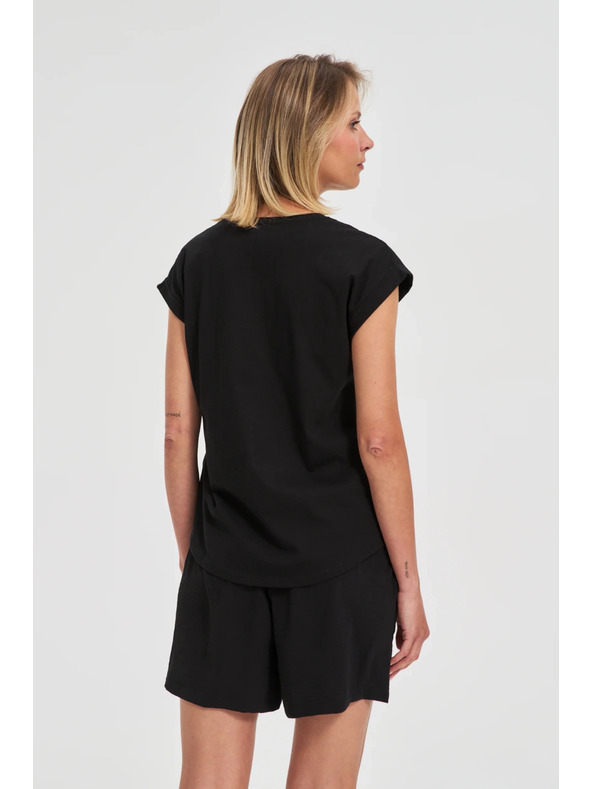 Moodo Dámské tričko Moodo – černé