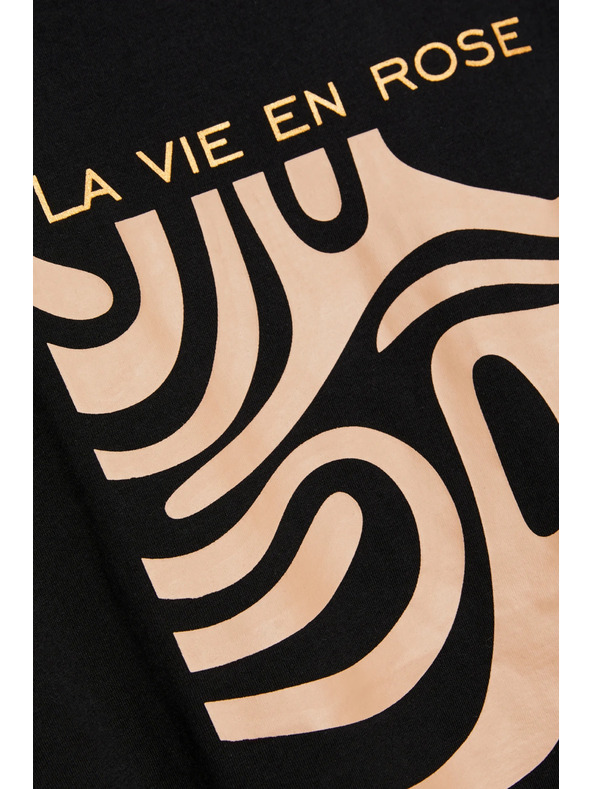 Moodo Dámské tričko Moodo – černé