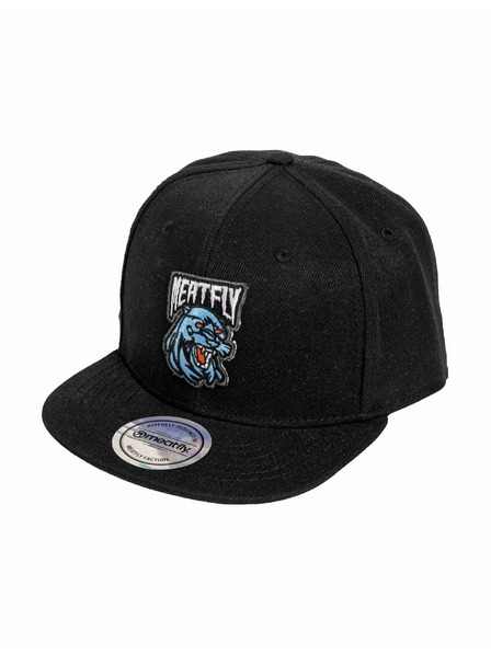Meatfly Meatfly kšiltovka Alfy Snapback Black Panther | Černá | Velikost