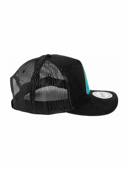 Meatfly Meatfly kšiltovka Hawkye Trucker Black Peak | Černá |