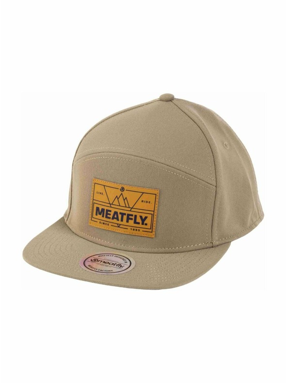 Meatfly Meatfly kšiltovka Yuto 6 Panel Snapback Olive Live | Zelená |