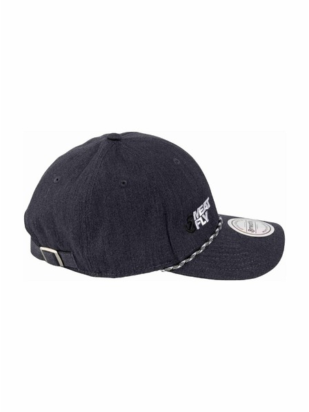 Meatfly Meatfly kšiltovka Dustin Flexfit Recycled Anthracite / White Decent Revital | Šedá | Velikost