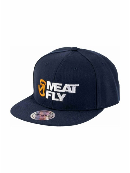 Meatfly Meatfly kšiltovka Ness Snapback Petrol / White Revital | Bílá | Velikost