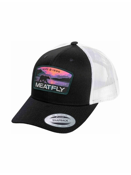 Meatfly Meatfly kšiltovka MF View Trucker Purple Alaska / Black / White | Černá