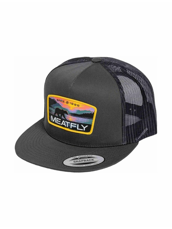 Meatfly Meatfly kšiltovka Thunderbolt Trucker Yellow Alaska / Charcoal | Šedá |