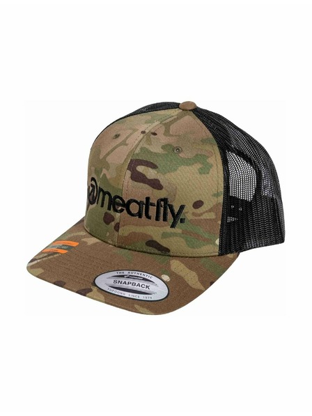 Meatfly Meatfly kšiltovka MF Logo Trucker Black / Multicam | Černá