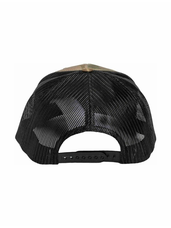 Meatfly Meatfly kšiltovka MF Logo Trucker Black / Multicam | Černá
